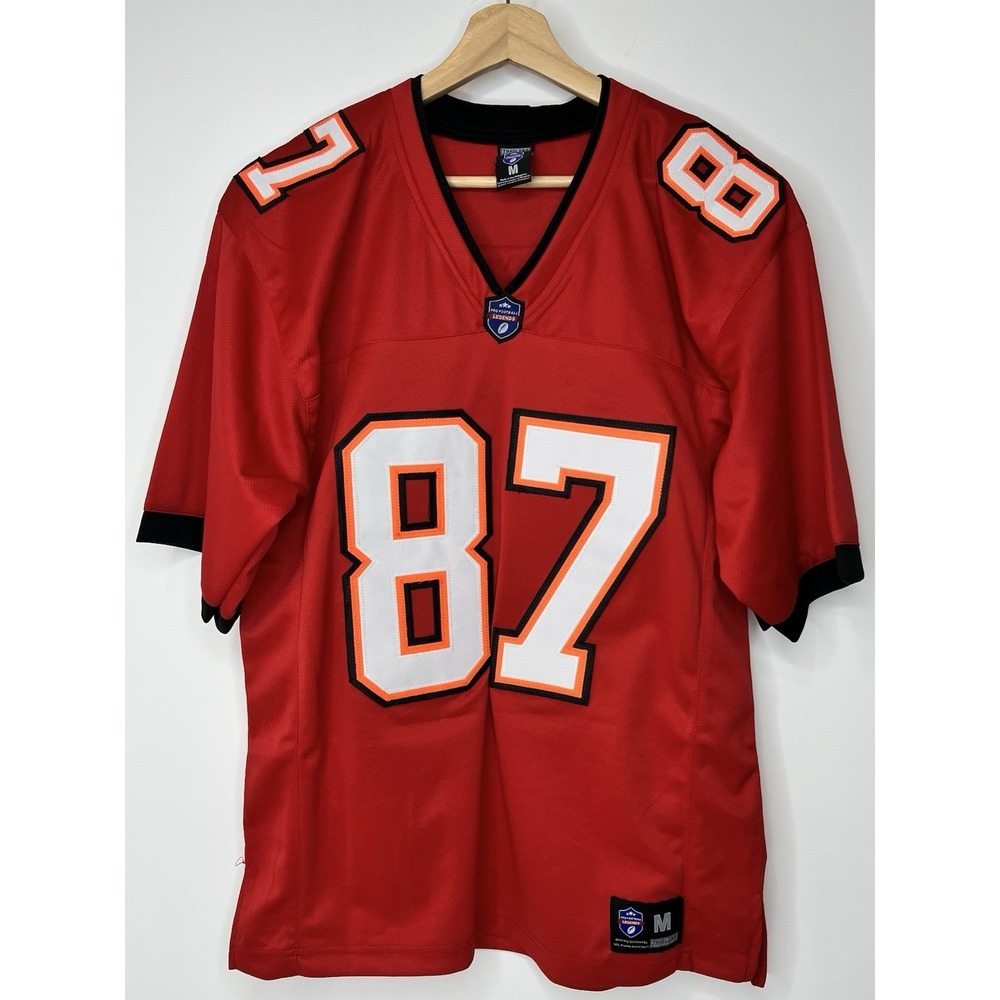 ROB GRONKOWSKI Red #87 NFLAA Licensed Jersey Medium Pro Football Legends NFL EUC
